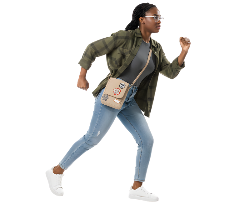 running lady Running lady